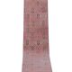 Vintage Turkish hallway rug 70x579 cm