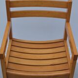 Fauteuil en orme massif, 1970