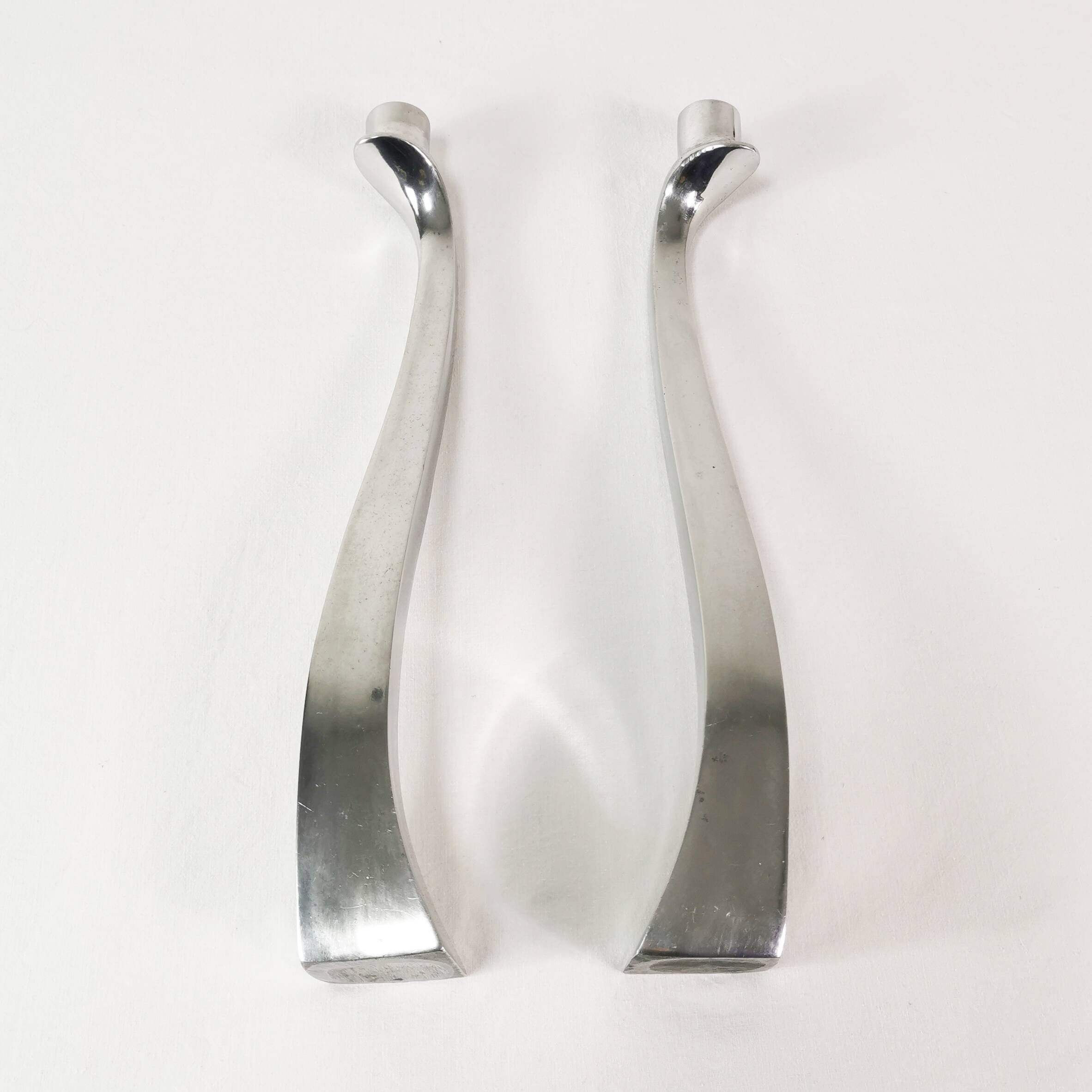 Postmodern "Nessy" candlesticks, Escapade Paris, France, 1980s.