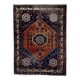Antique Shiraz Gashkai handmade rug 155 x 207 cm 1920s