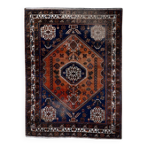 Antique Shiraz Gashkai handmade rug 155 x 207 cm 1920s