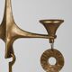 Grand Chandelier Suspended Candelabrum Brutalist Michael Harjes, 1970s