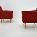 Paire de fauteuils des années 1950, Tchécoslovaquie