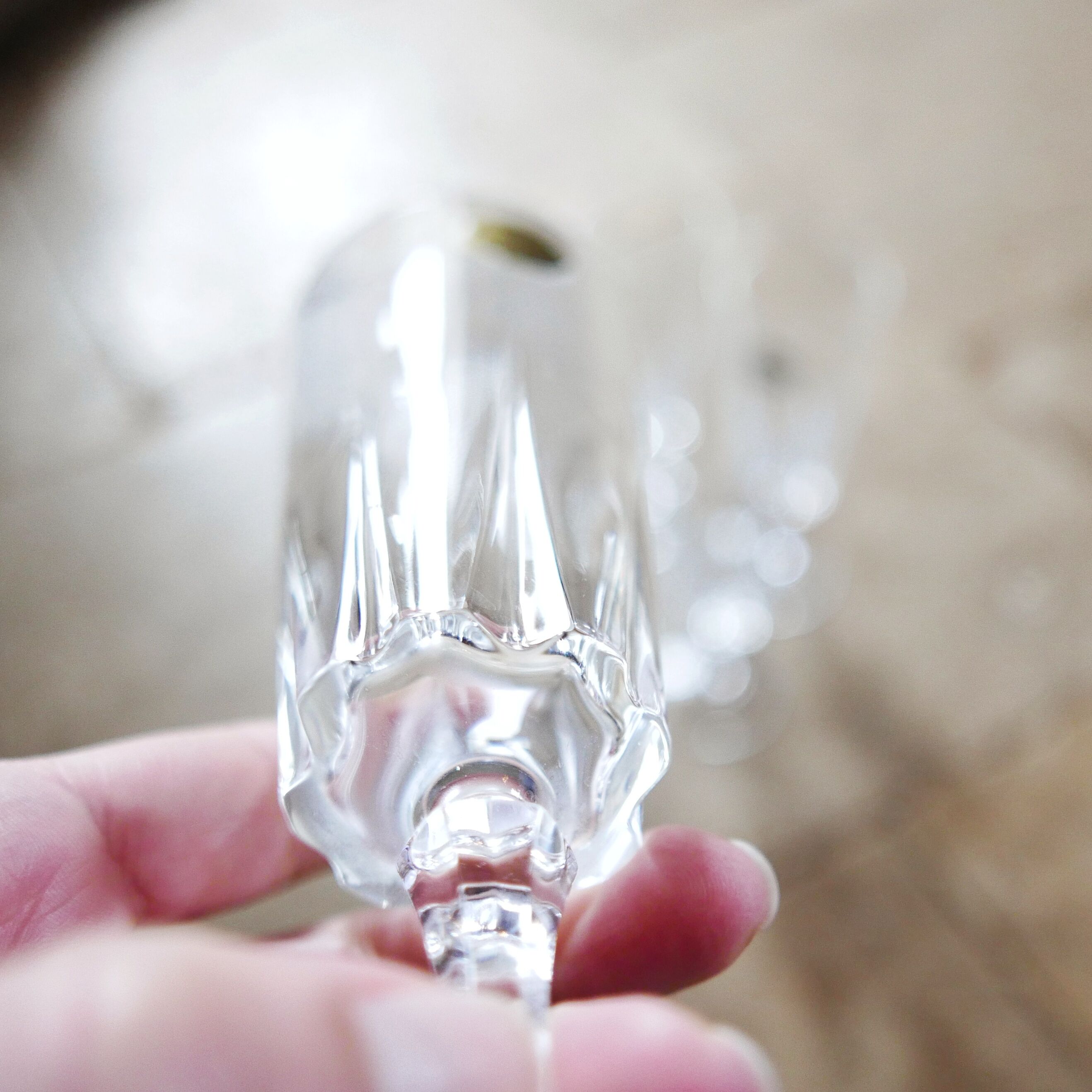 5 Arcques crystal champagne flutes