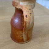 Handmade stoneware pitcher