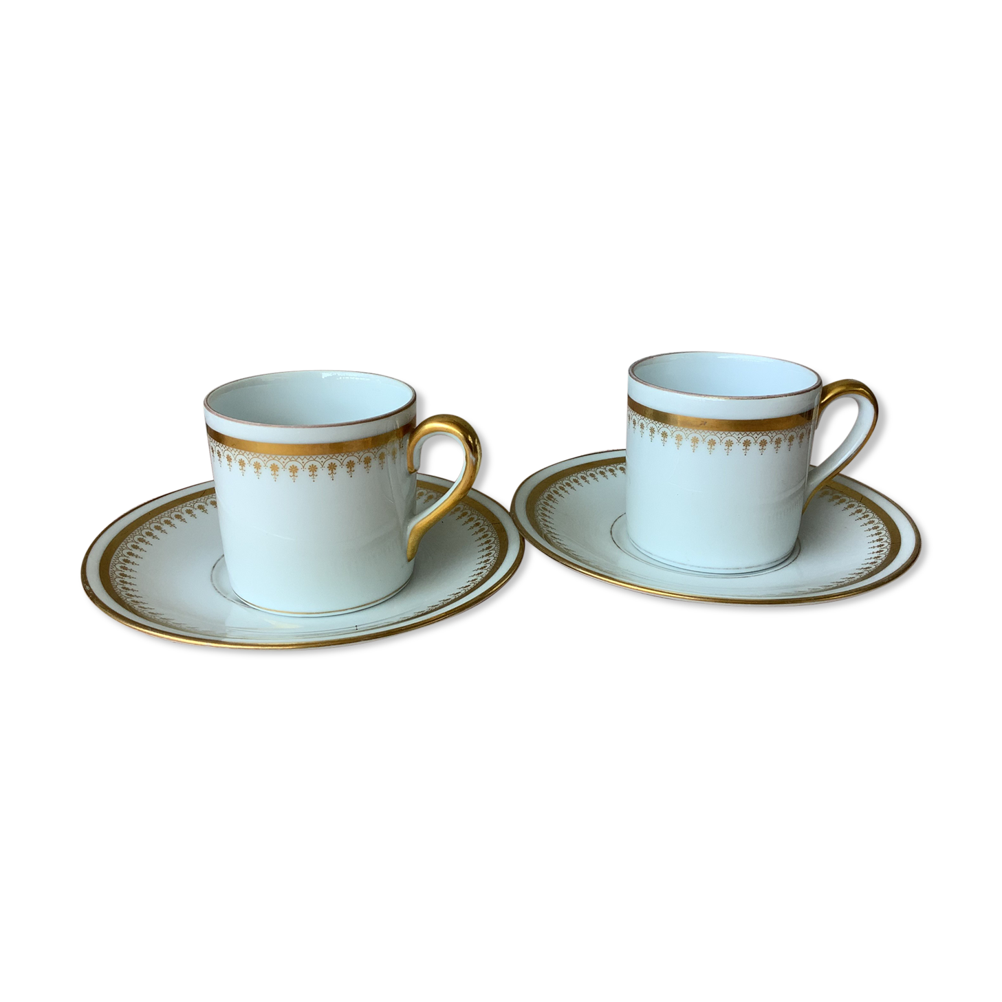 Cerabel porcelain cups from Baudour Belgium