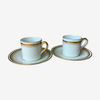 Cerabel porcelain cups from Baudour Belgium