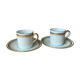 Cerabel porcelain cups from Baudour Belgium