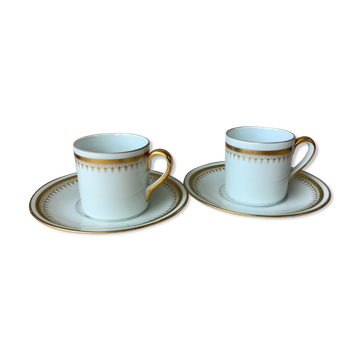 Cerabel porcelain cups from Baudour Belgium