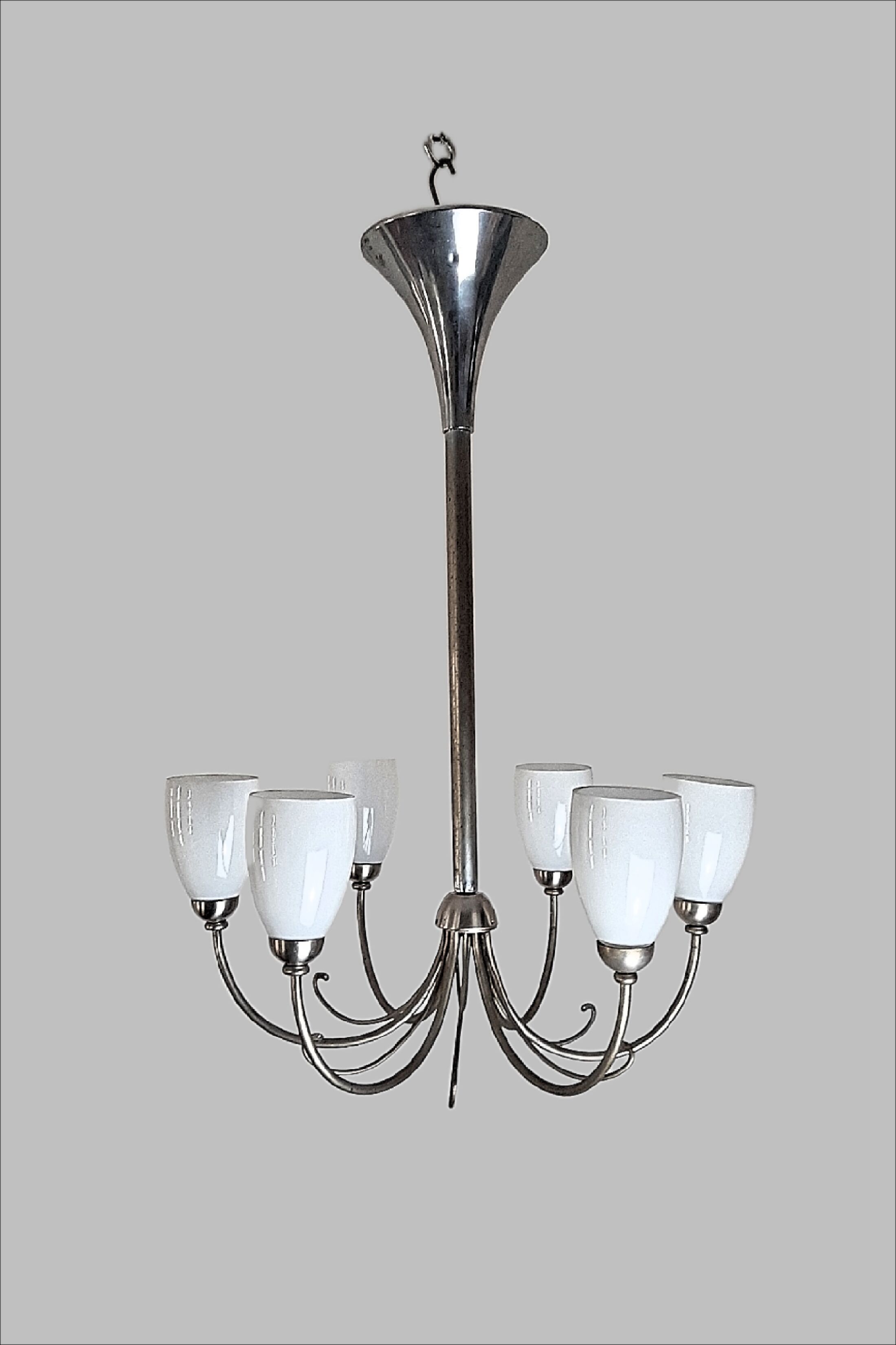 Chandelier mid century modern 6 fire
