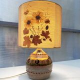 Lampe de table en céramique de Georges Pelletier années 70