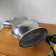 Aluminium fountain vase