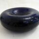 Cobalt blue "tyre" catchall in glass