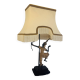 Thai bronze lamp