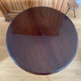 Table guéridon Napoleon III en acajou époque XIXe