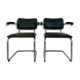Ensemble de 2 chaises vintage design B32 Cesca Marcel Breuer