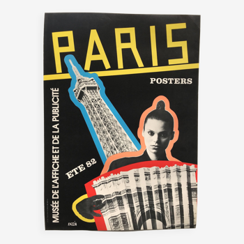 RAZZIA, Paris Posters / Musée de l'Affiche et de la Publicité, été 1982. Affiche originale