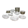 Limoges porcelain tableware, set 56 pieces 1950