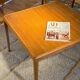Vintage Scandinavian coffee table in golden oak "Evie"