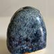 Miniature owl figurine in raku ceramic by Annie Maume, Vintage 1970.