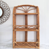 Rattan shelf