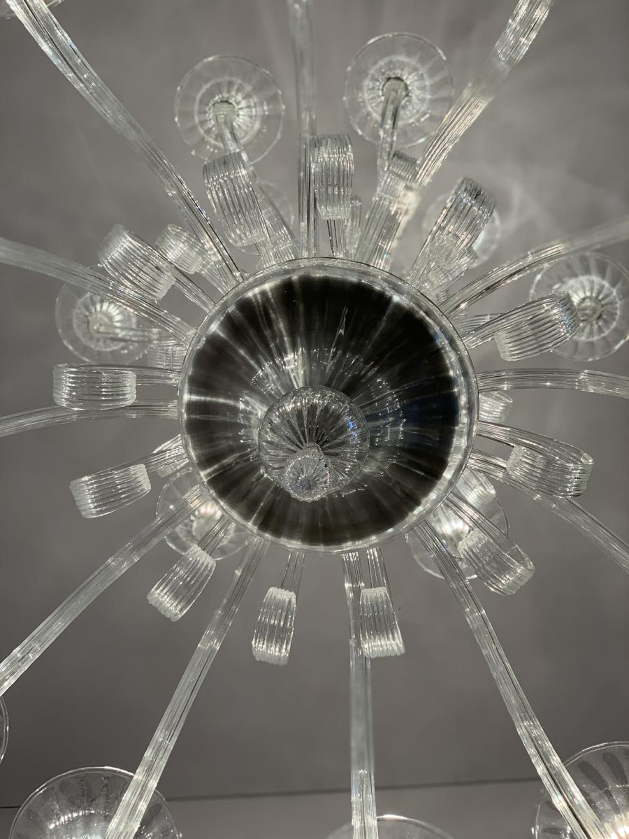 Chandelier three floors in glass of murano