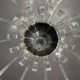 Chandelier three floors in glass of murano