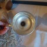 Old silver-plated milk jug