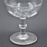 Anciens service de 6 coupes à champagne - cristal ou verre - art de la table