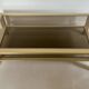 Large coffee table in gilded metal, France, 1970s
