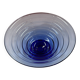 Large cobalt blue glass bowl