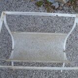 Mategot style painted metal 60s side table/sofa/magazines