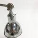 Vintage industrial chrome work light by AGI, 1930s