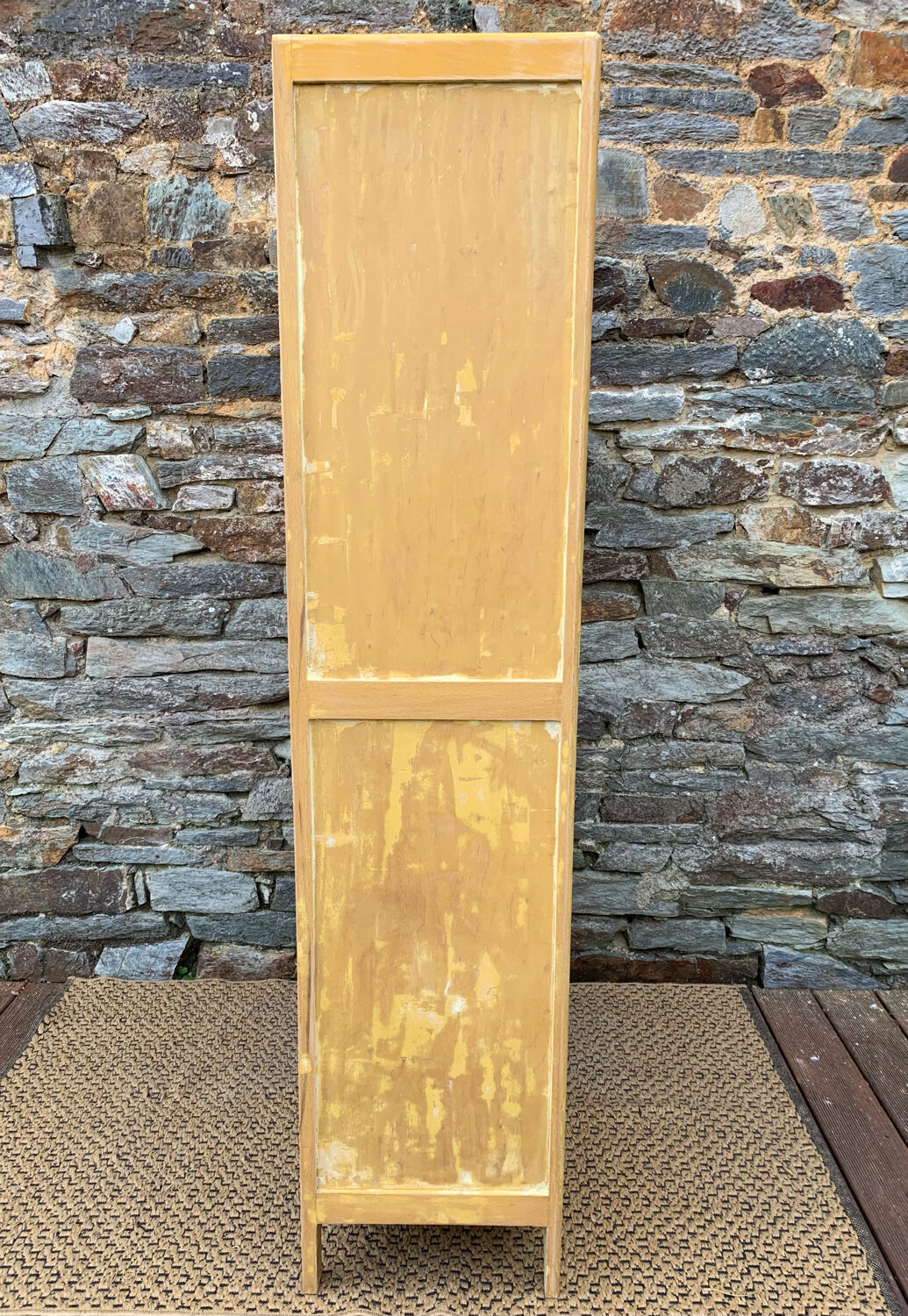 Parisian wardrobe in patinated wood