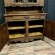 Louis XV Provençal double-body oak bookcase buffet