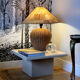 Rattan lamp 1970