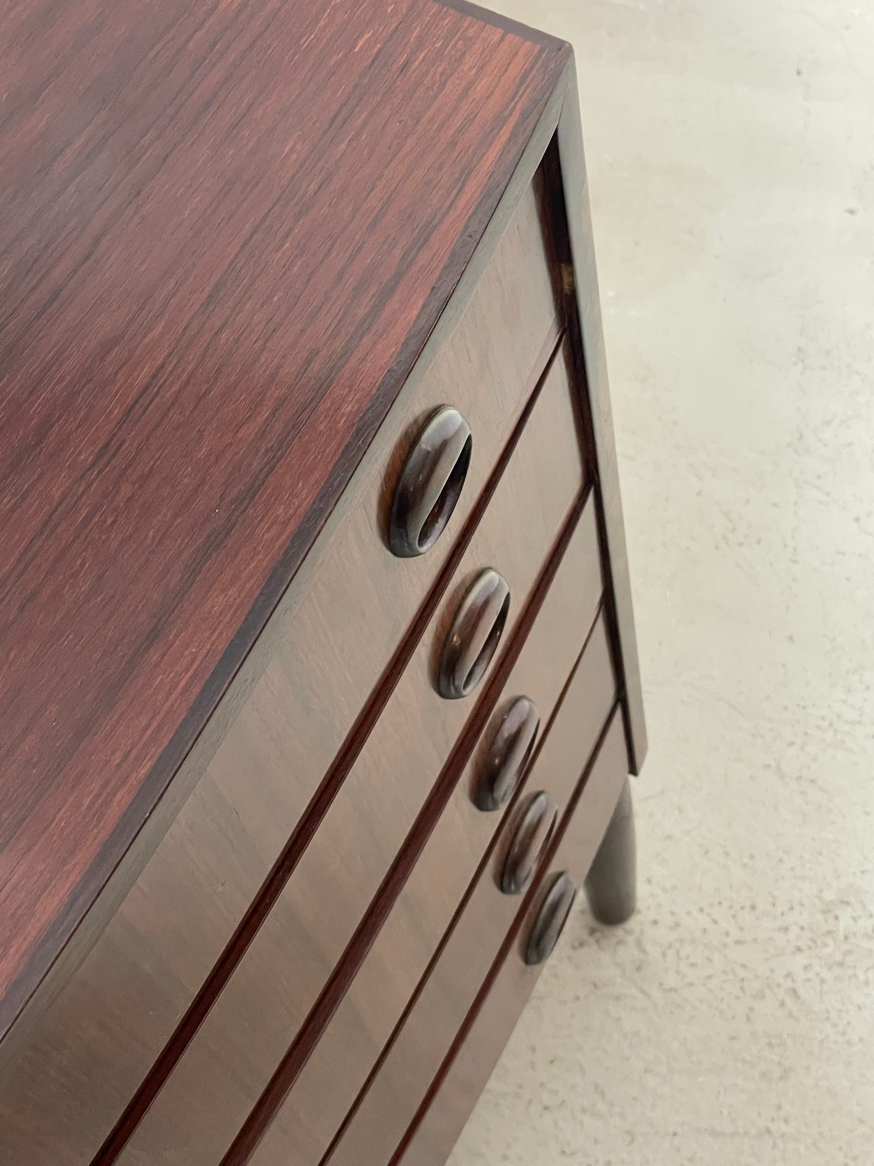 Danish Chest of Drawers in Rosewood by Kai Kristansen 1960s