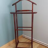 Night stand with two clothes racks