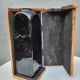 Wabi-Sabi glass vase with burnt wood mold