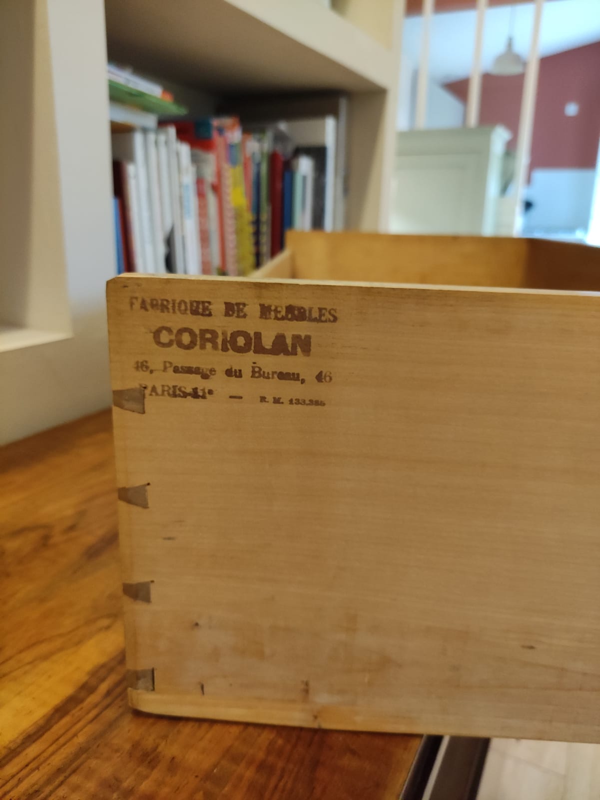 Art deco chest of drawers varnished 1920