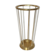 Vintage gold metal umbrella holder from the 1950s