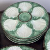 Vintage 1970s barbotine shellfish service