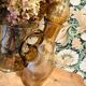 Vintage 1960s bubble glass carafe