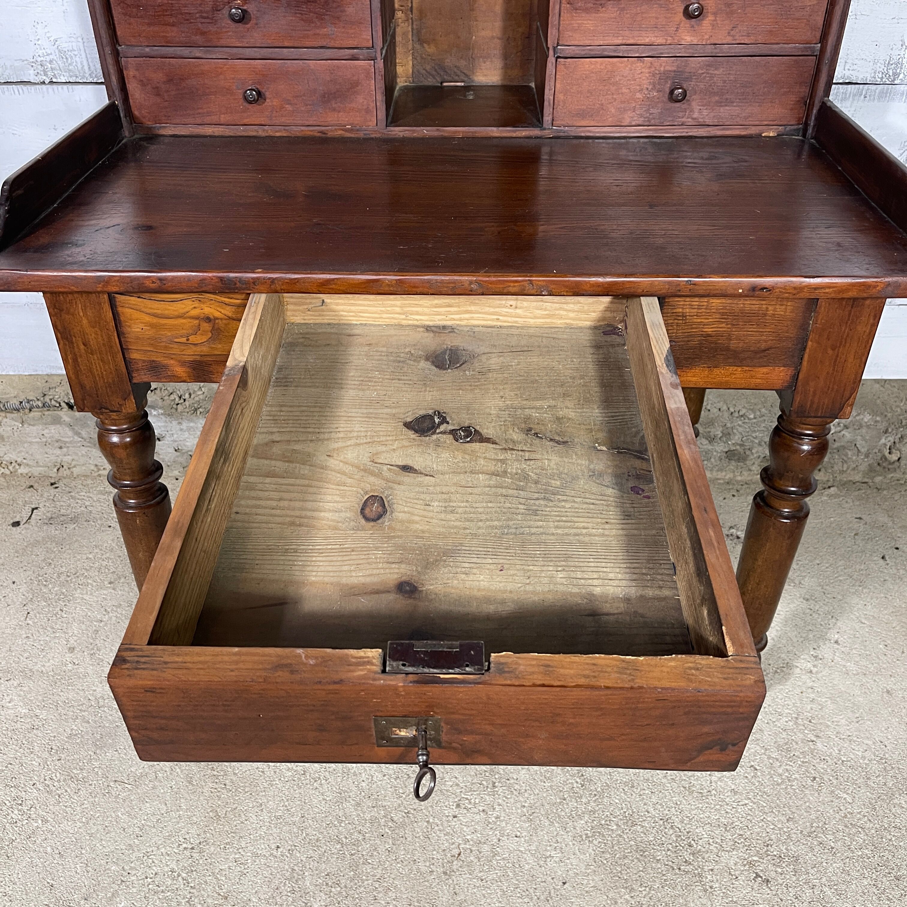 Wooden secretary desk