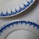 Lot plates and dishes earthenware Badonviller Carthage Rare