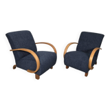 Set of Lounge Chairs by Jindrich Halabala, 1940s