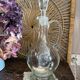 Ancienne carafe en cristal à décanter à vin