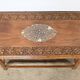 Table Orientale Pliante en Bois Exotique – Début XXe