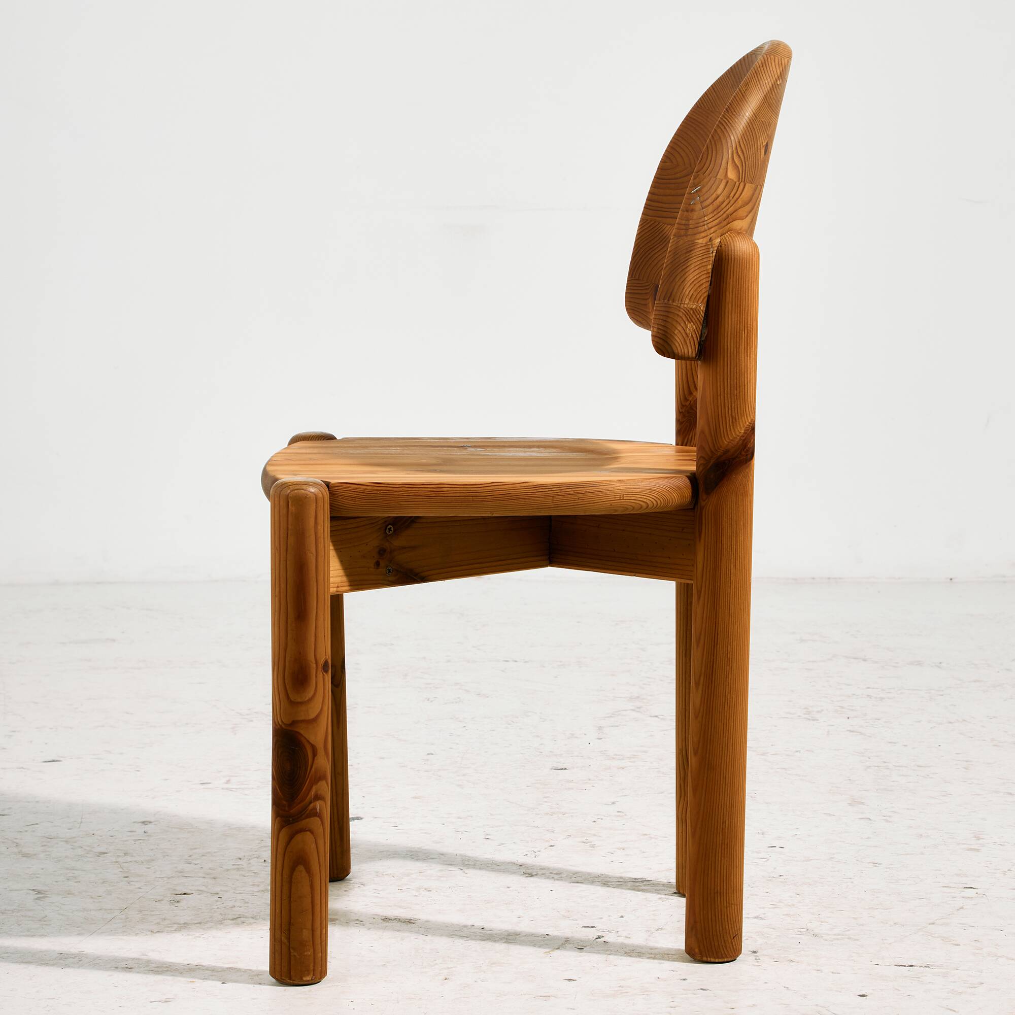 Pine dining set by Rainer Daumiller for Hirtshals Savvaerk, set of 7