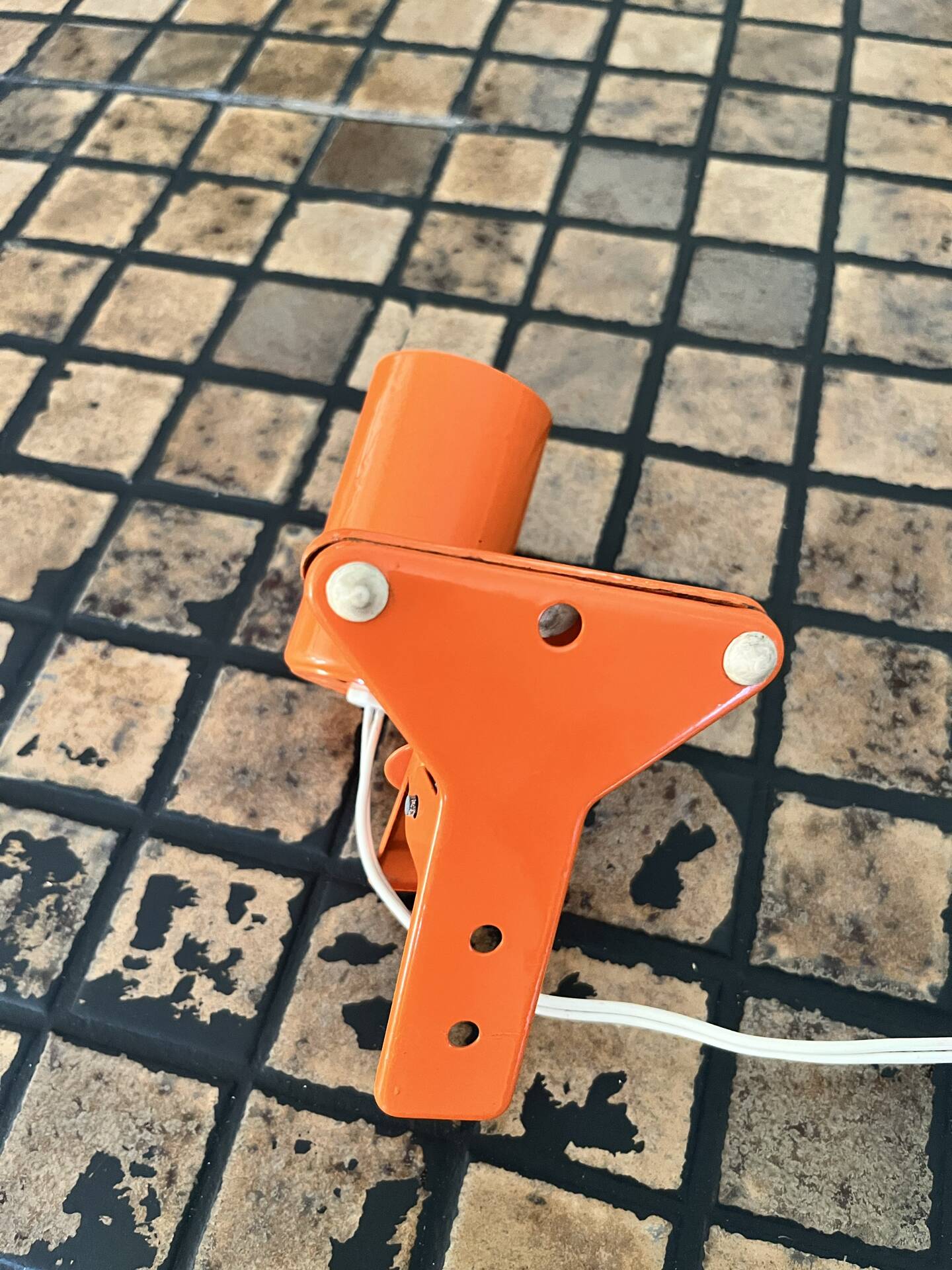 Orange spot pin